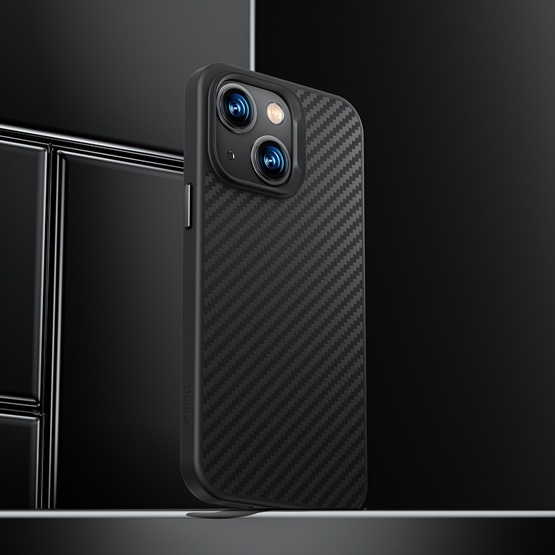 For iPhone 14 Plus Benks MagSafe Kevlar Carbon Fiber Phone Case(Black) For iPhone 14 Plus Benks MagSafe Kevlar Carbon Fiber Phone Case(Black)
