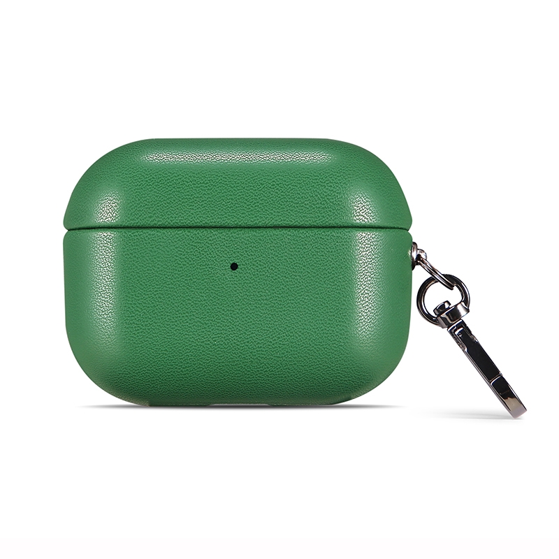 For Apple AirPods Pro 2 PU Leather Wireless Bluetooth Earphone Protective Case(Green) For Apple AirPods Pro 2 PU Leather Wireless Bluetooth Earphone Protective Case(Green)