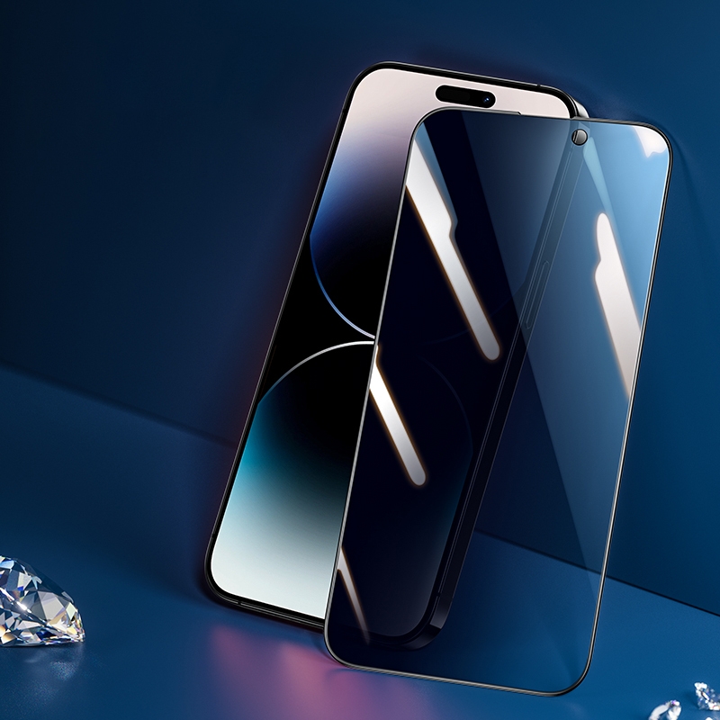 For iPhone 14 Pro Benks V Pro+ Series Dust Net Peep-proof Tempered Glass Film For iPhone 14 Pro Benks V Pro+ Series Dust Net Peep-proof Tempered Glass Film