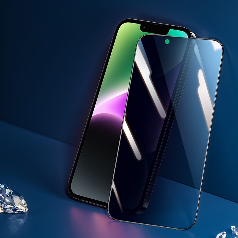 For iPhone 14/13/13 Pro Benks V Pro+ Series Dust Net Peep-proof Tempered Glass Film For iPhone 14/13/13 Pro Benks V Pro+ Series Dust Net Peep-proof Tempered Glass Film