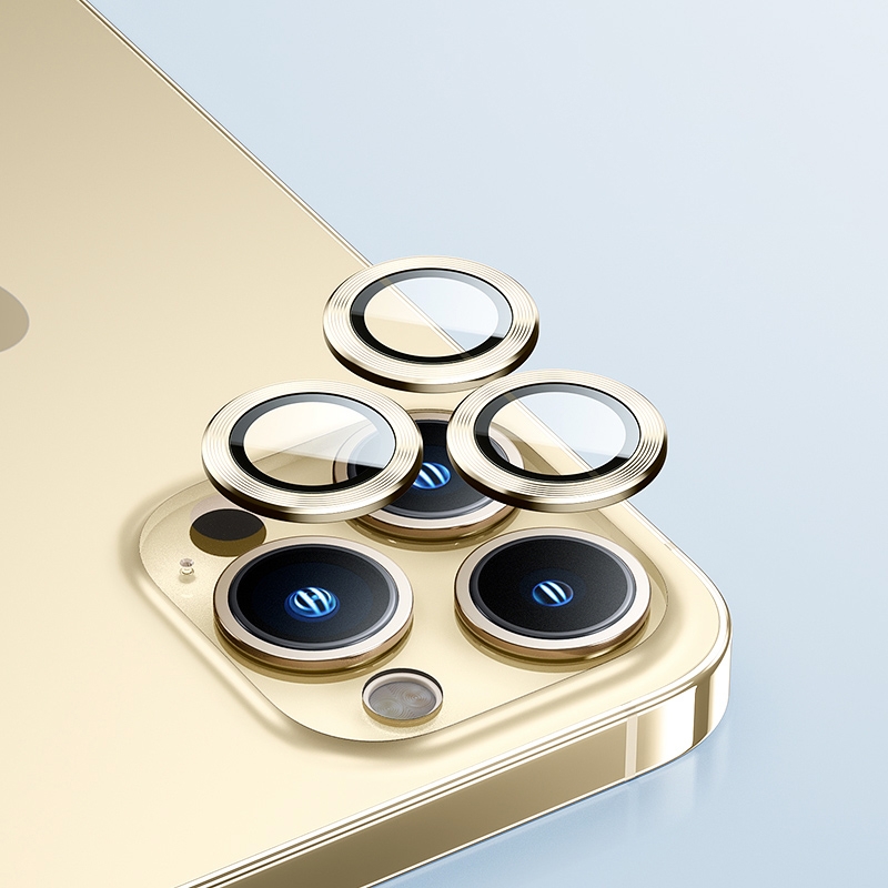 For iPhone 14 Pro/14 Pro Max Benks Metal Lens Protective Film(Gold) For iPhone 14 Pro/14 Pro Max Benks Metal Lens Protective Film(Gold)