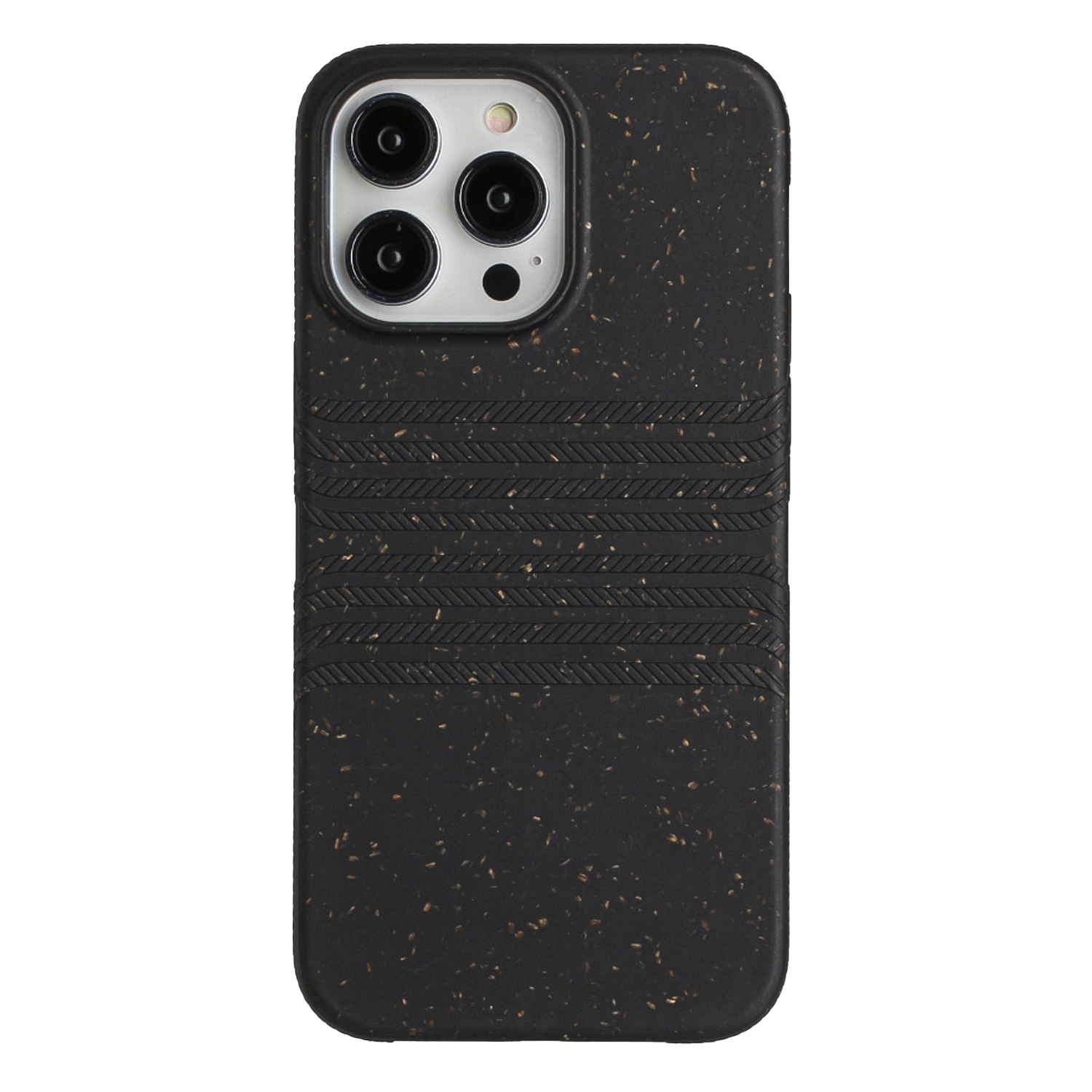 For iPhone 14 Pro Wheat Straw Material Degradable TPU Phone Case(Black) For iPhone 14 Pro Wheat Straw Material Degradable TPU Phone Case(Black)