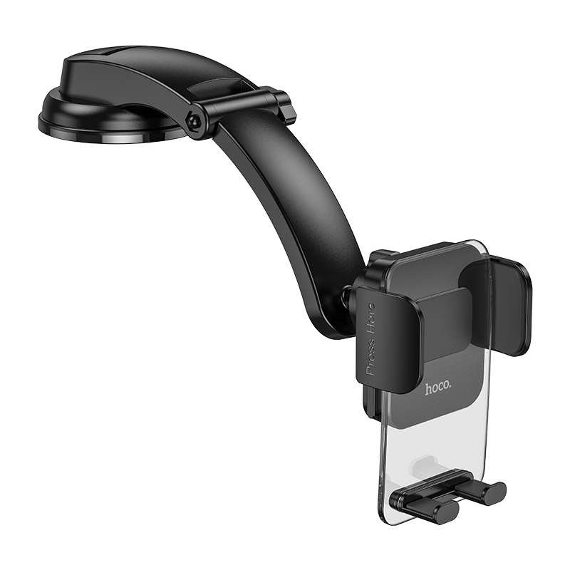 hoco CA118 Delicate Press Type Center Console Car Holder(Black) hoco CA118 Delicate Press Type Center Console Car Holder(Black)
