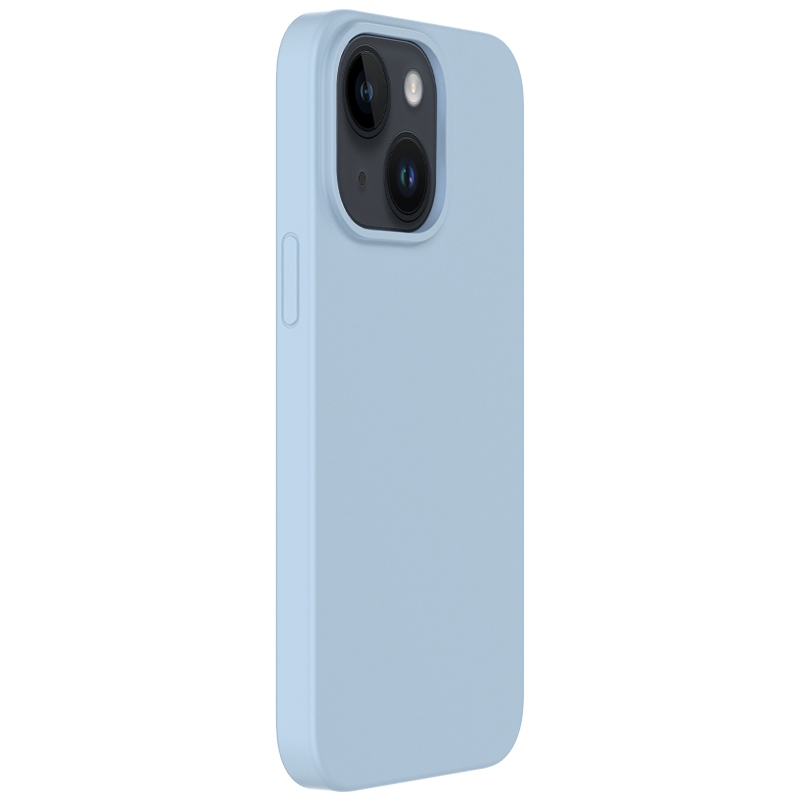 For iPhone 14 Mutural Karen Series Liquid Silicone Magsafe Phone Case(Misty Blue) For iPhone 14 Mutural Karen Series Liquid Silicone Magsafe Phone Case(Misty Blue)