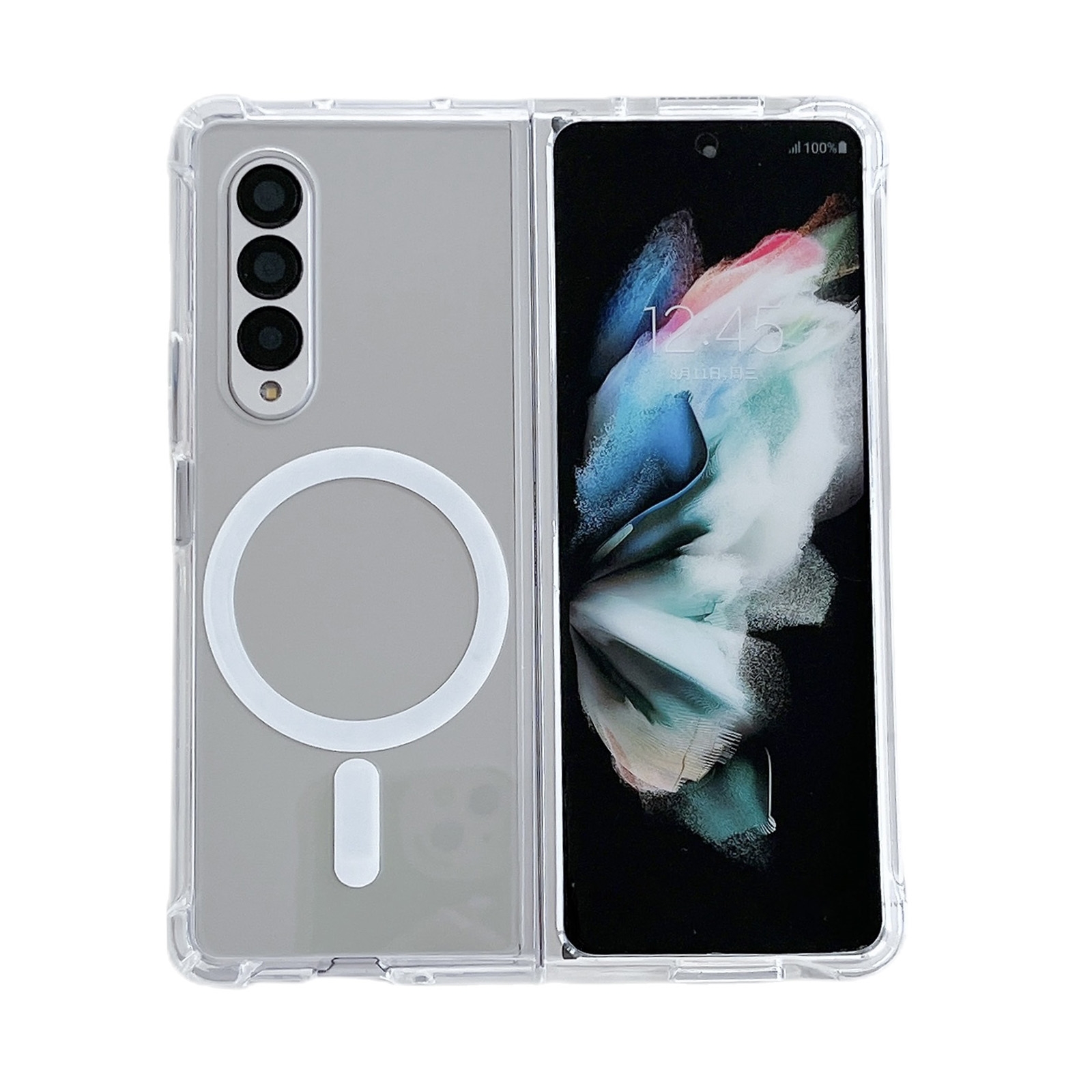 For Samsung Galaxy Z Fold4 Magsafe Magnetic Transparent Shockproof Phone Case For Samsung Galaxy Z Fold4 Magsafe Magnetic Transparent Shockproof Phone Case