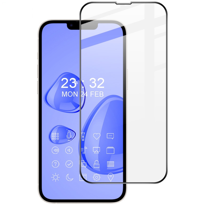 For iPhone 14 IMAK 9H Surface Hardness Full Screen Tempered Glass Film Pro+ Series For iPhone 14 IMAK 9H Surface Hardness Full Screen Tempered Glass Film Pro+ Series