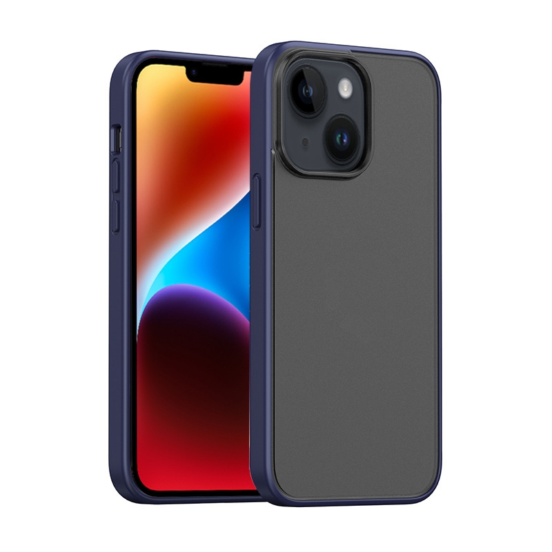 For iPhone 14 Mutural Moying Series TPU Phone Case(Dark Blue) For iPhone 14 Mutural Moying Series TPU Phone Case(Dark Blue)