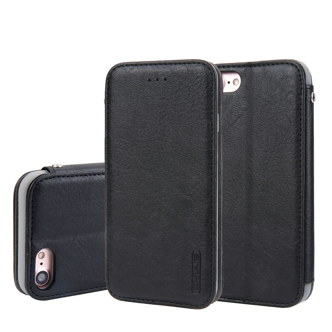 For iPhone SE 2022 / SE 2020 / 8 / 7 CMai2 Cloud Skin Series Horizontal Flip Leather Case with Holder & Card Slots(Black) For iPhone SE 2022 / SE 2020 / 8 / 7 CMai2 Cloud Skin Series Horizontal Flip Leather Case with Holder & Card Slots(Black)