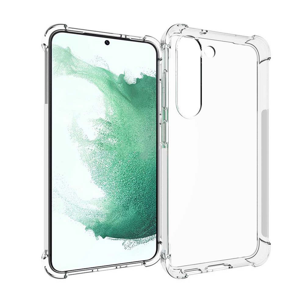 For Samsung Galaxy S23+ 5G Shockproof Non-slip Thickening TPU Phone Case(Transparent) For Samsung Galaxy S23+ 5G Shockproof Non-slip Thickening TPU Phone Case(Transparent)