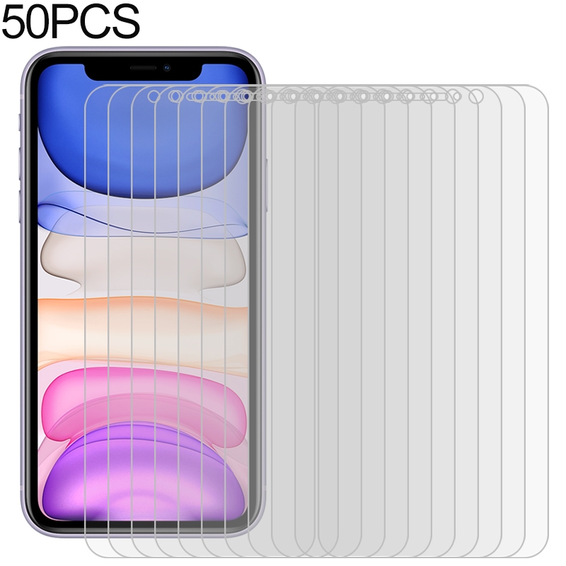 For iPhone 11 / XR 50 PCS 3D Curved Full Cover Soft PET Film Screen Protector For iPhone 11 / XR 50 PCS 3D Curved Full Cover Soft PET Film Screen Protector