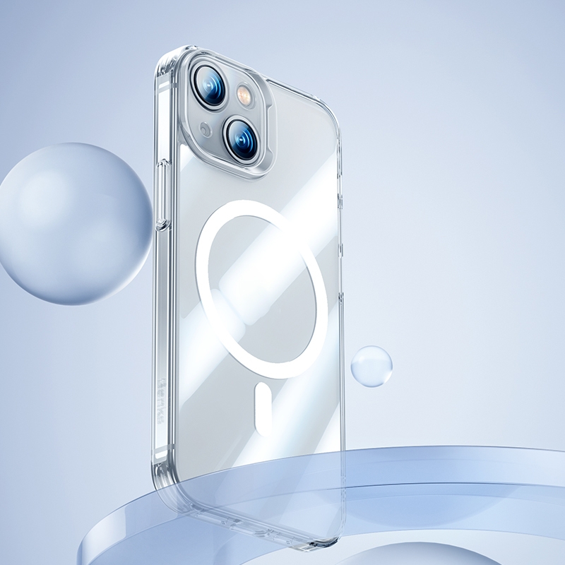 For iPhone 14 Plus Benks Corning Glass MagSafe Phone Case(Transparent) For iPhone 14 Plus Benks Corning Glass MagSafe Phone Case(Transparent)