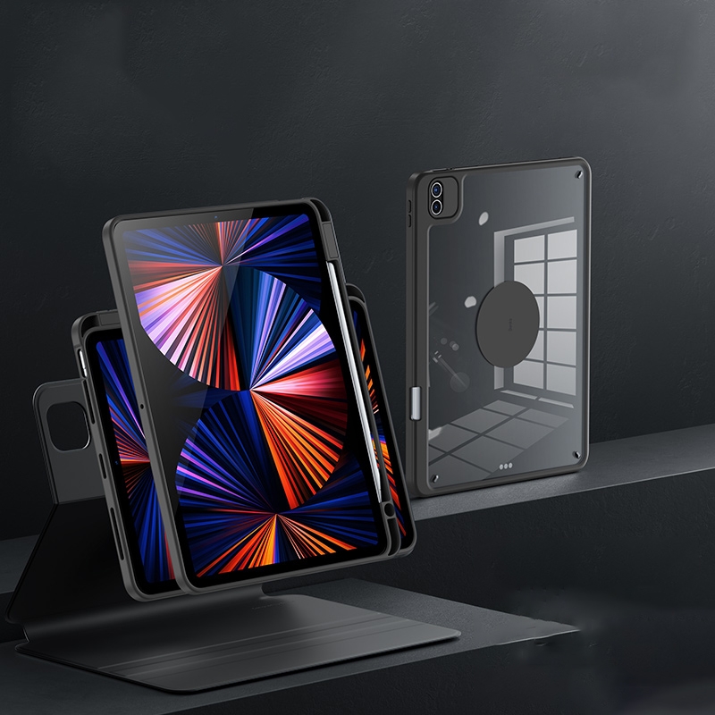 For iPad Pro 11 2022/2021/2020 Benks Split Magnetic Leather Case with Holder(Black) For iPad Pro 11 2022/2021/2020 Benks Split Magnetic Leather Case with Holder(Black)