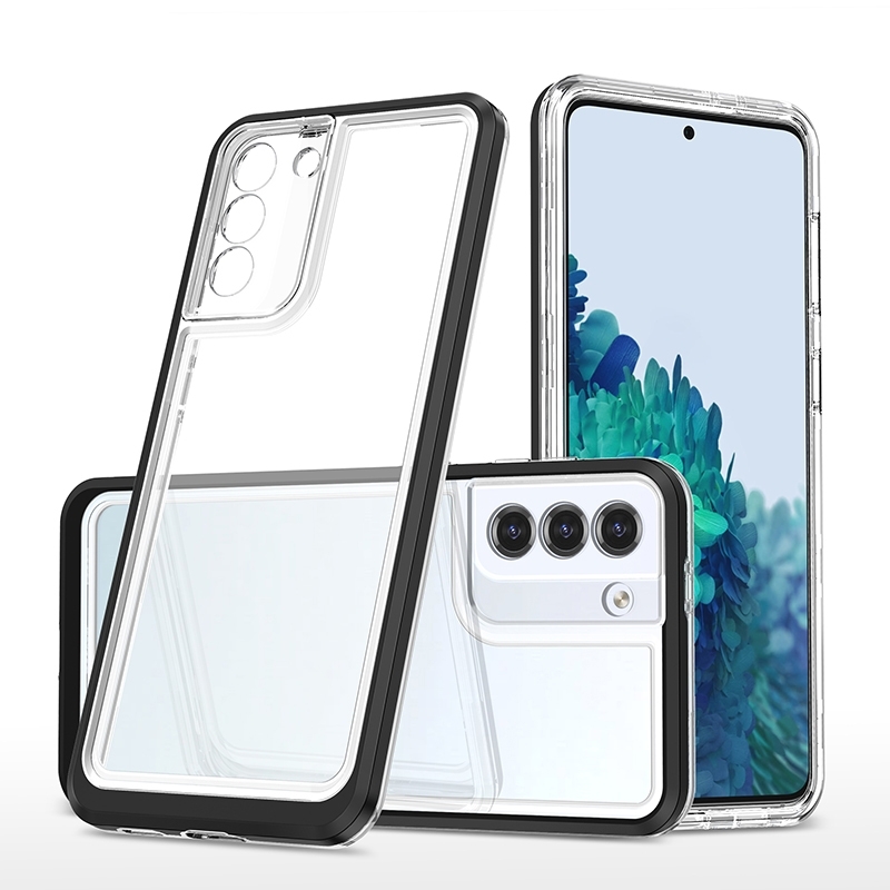 For Samsung Galaxy S23+ 5G Bright Series Clear Acrylic + PC + TPU Phone Case(Black) For Samsung Galaxy S23+ 5G Bright Series Clear Acrylic + PC + TPU Phone Case(Black)