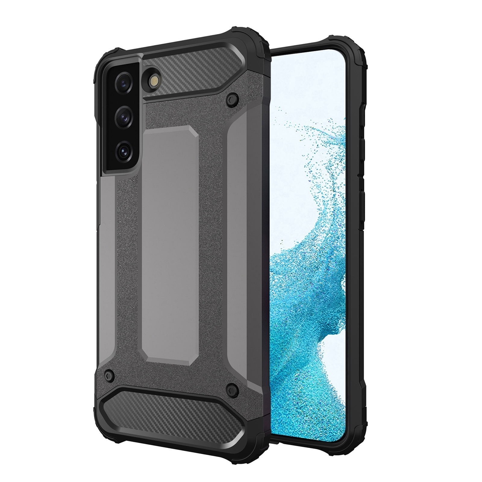 For Samsung Galaxy S23+ 5G Magic Armor TPU + PC Phone Case(Grey) For Samsung Galaxy S23+ 5G Magic Armor TPU + PC Phone Case(Grey)