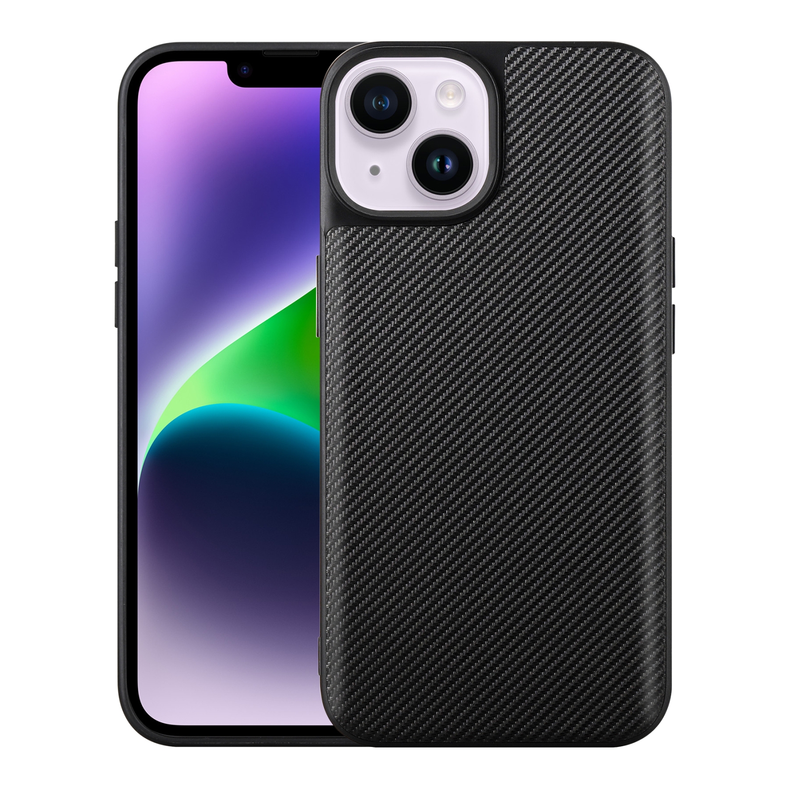 For iPhone 14 ViLi TC Series Kevlar Carbon Fiber Texture Phone Case(Black) For iPhone 14 ViLi TC Series Kevlar Carbon Fiber Texture Phone Case(Black)