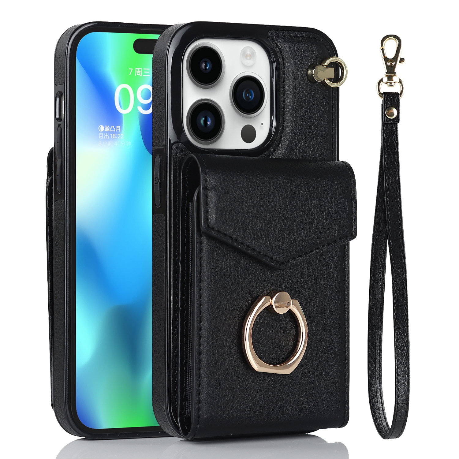 For iPhone 11 Pro Anti-theft RFID Card Slot Phone Case(Black) For iPhone 11 Pro Anti-theft RFID Card Slot Phone Case(Black)
