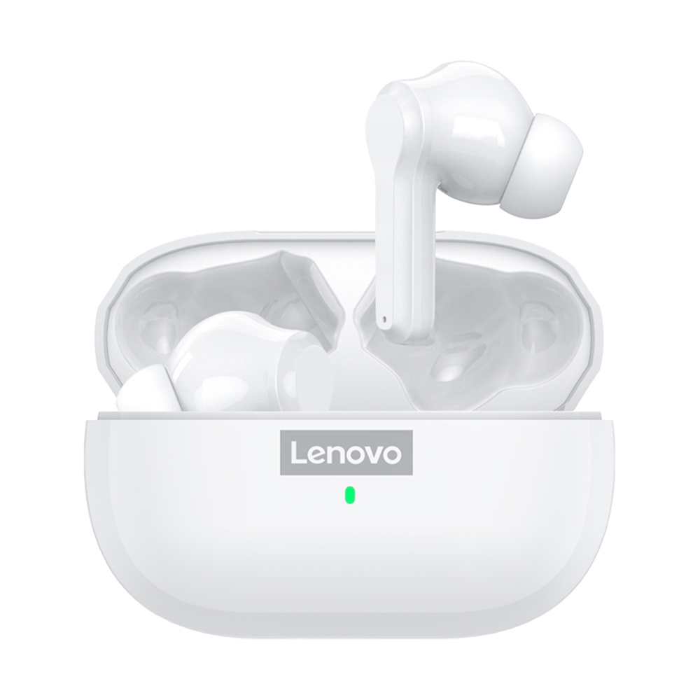Lenovo LP1S TWS Wireless Bluetooth 5.0 Waterproof Sport Noise Reduction HIFI Bass Earphone with Mic(White) Lenovo LP1S TWS Wireless Bluetooth 5.0 Waterproof Sport Noise Reduction HIFI Bass Earphone with Mic(White)