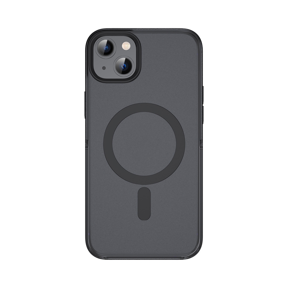 For iPhone 14 TOTUDESIGN AA-178 Gingle Series Translucent Matte Magsafe Phone Case(Black) For iPhone 14 TOTUDESIGN AA-178 Gingle Series Translucent Matte Magsafe Phone Case(Black)