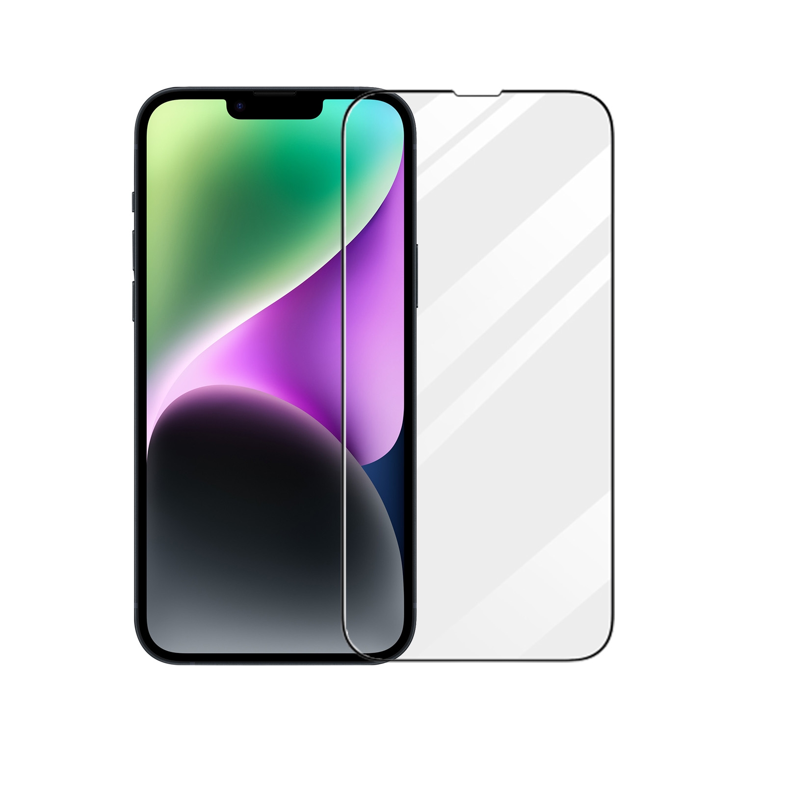 For iPhone 14 TOTUDESIGN AB-057 HD Silk Screen Dustproof Tempered Glass Film For iPhone 14 TOTUDESIGN AB-057 HD Silk Screen Dustproof Tempered Glass Film