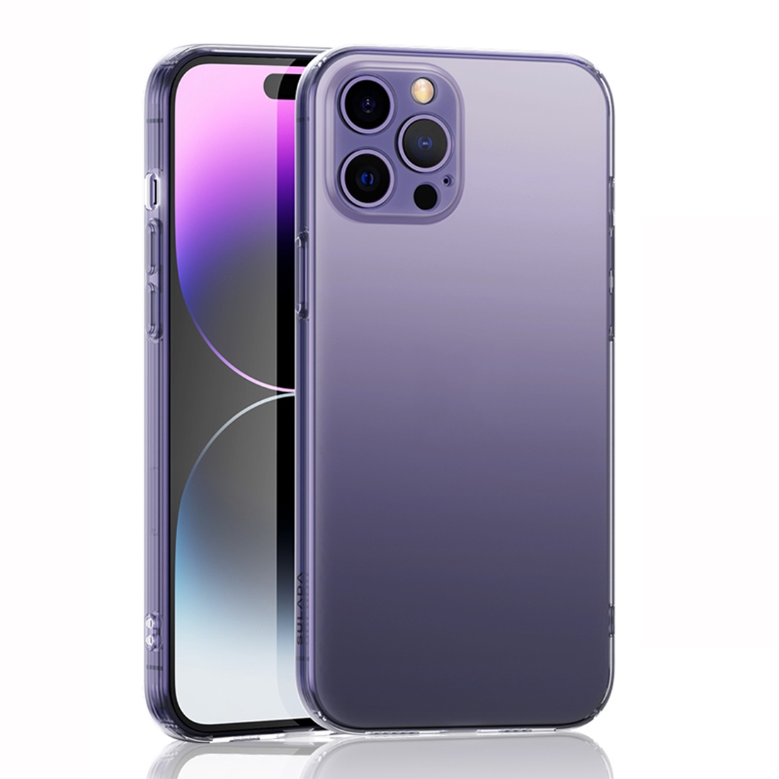 For iPhone 14 Pro SULADA Frosted Series Shockproof TPU Protective Case(Transparent) For iPhone 14 Pro SULADA Frosted Series Shockproof TPU Protective Case(Transparent)