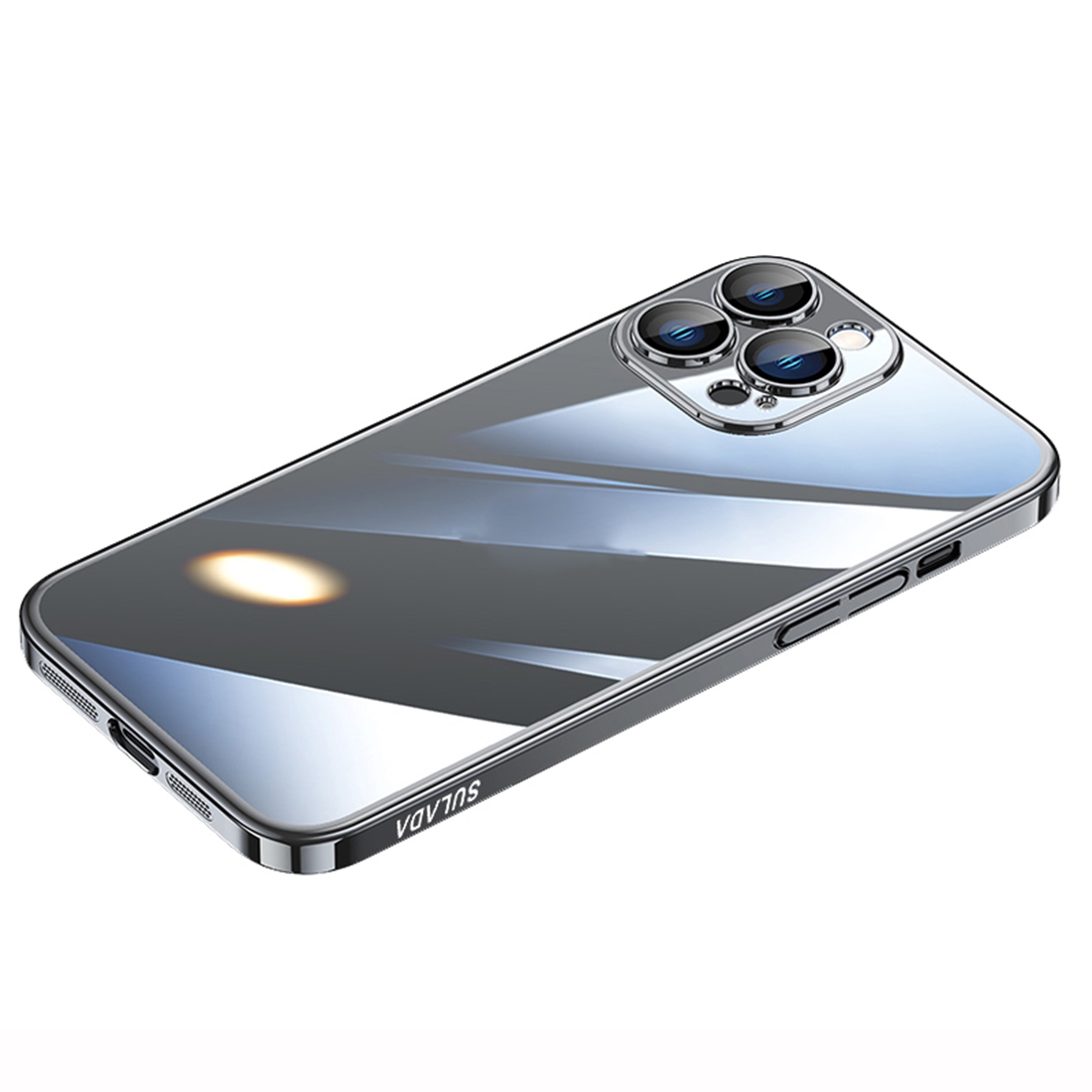 For iPhone 14 Pro SULADA Hard PC Shockproof Phone Case(Black) For iPhone 14 Pro SULADA Hard PC Shockproof Phone Case(Black)