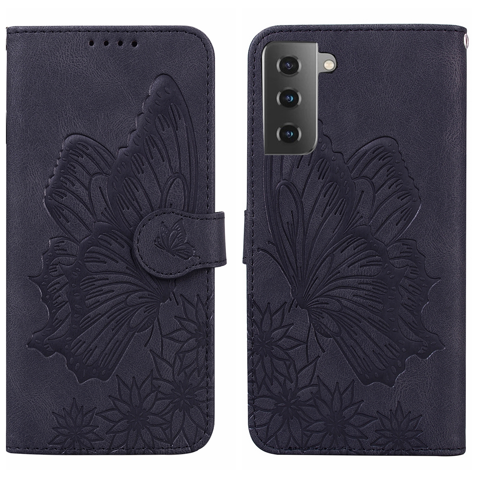 For Samsung Galaxy S23 5G Retro Skin Feel Butterflies Embossing Horizontal Flip Leather Phone Case(Black) For Samsung Galaxy S23 5G Retro Skin Feel Butterflies Embossing Horizontal Flip Leather Phone Case(Black)