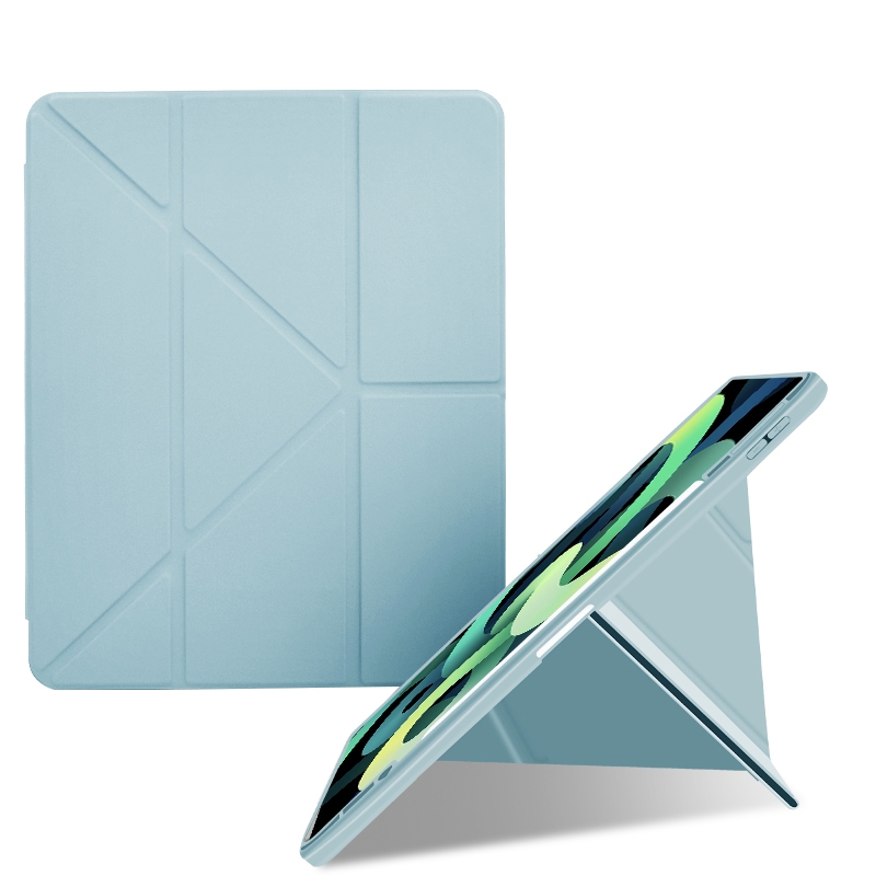 Acrylic 2 in 1 Y-fold Smart Leather Tablet Case For iPad Pro / Air 3 10.5(Ice White) Acrylic 2 in 1 Y-fold Smart Leather Tablet Case For iPad Pro / Air 3 10.5(Ice White)