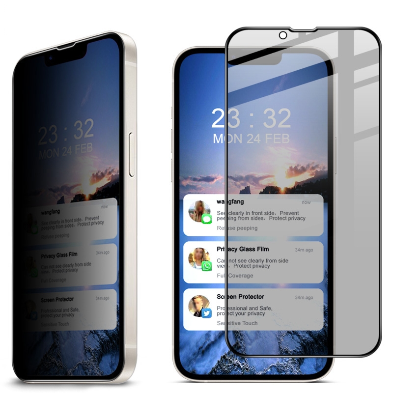 For iPhone 14 IMAK HD Full Screen Anti-spy Tempered Glass Protective Film For iPhone 14 IMAK HD Full Screen Anti-spy Tempered Glass Protective Film