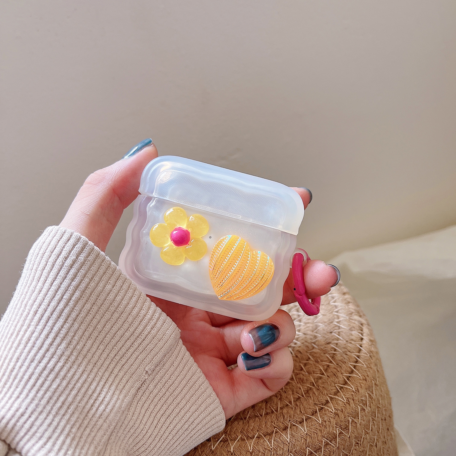 For AirPods 3 Earphone TPU Protective Case(Yellow) For AirPods 3 Earphone TPU Protective Case(Yellow)