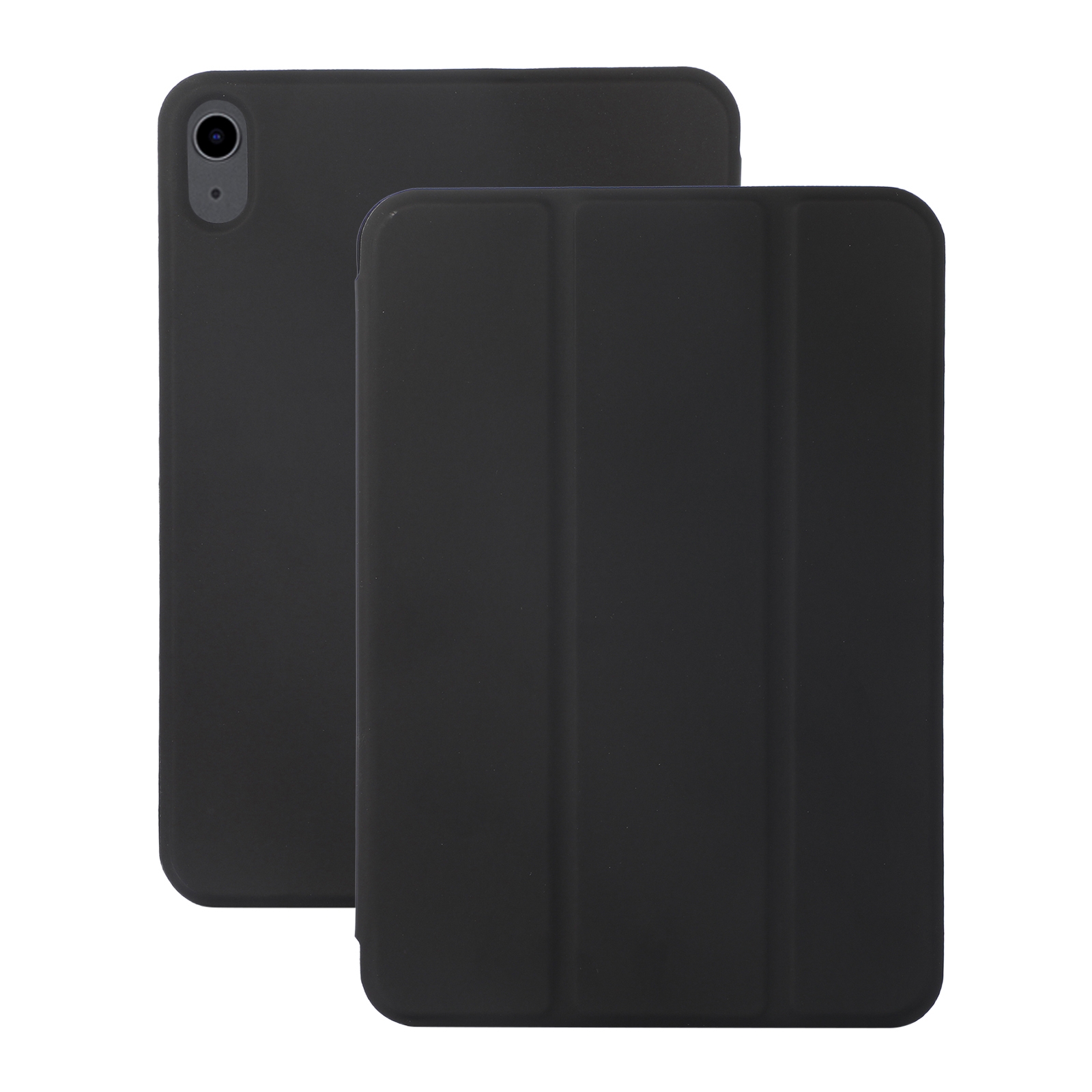 For iPad 10th Gen 10.9 2022 3-fold Magnetic Leather Smart Tablet Case(Black) For iPad 10th Gen 10.9 2022 3-fold Magnetic Leather Smart Tablet Case(Black)