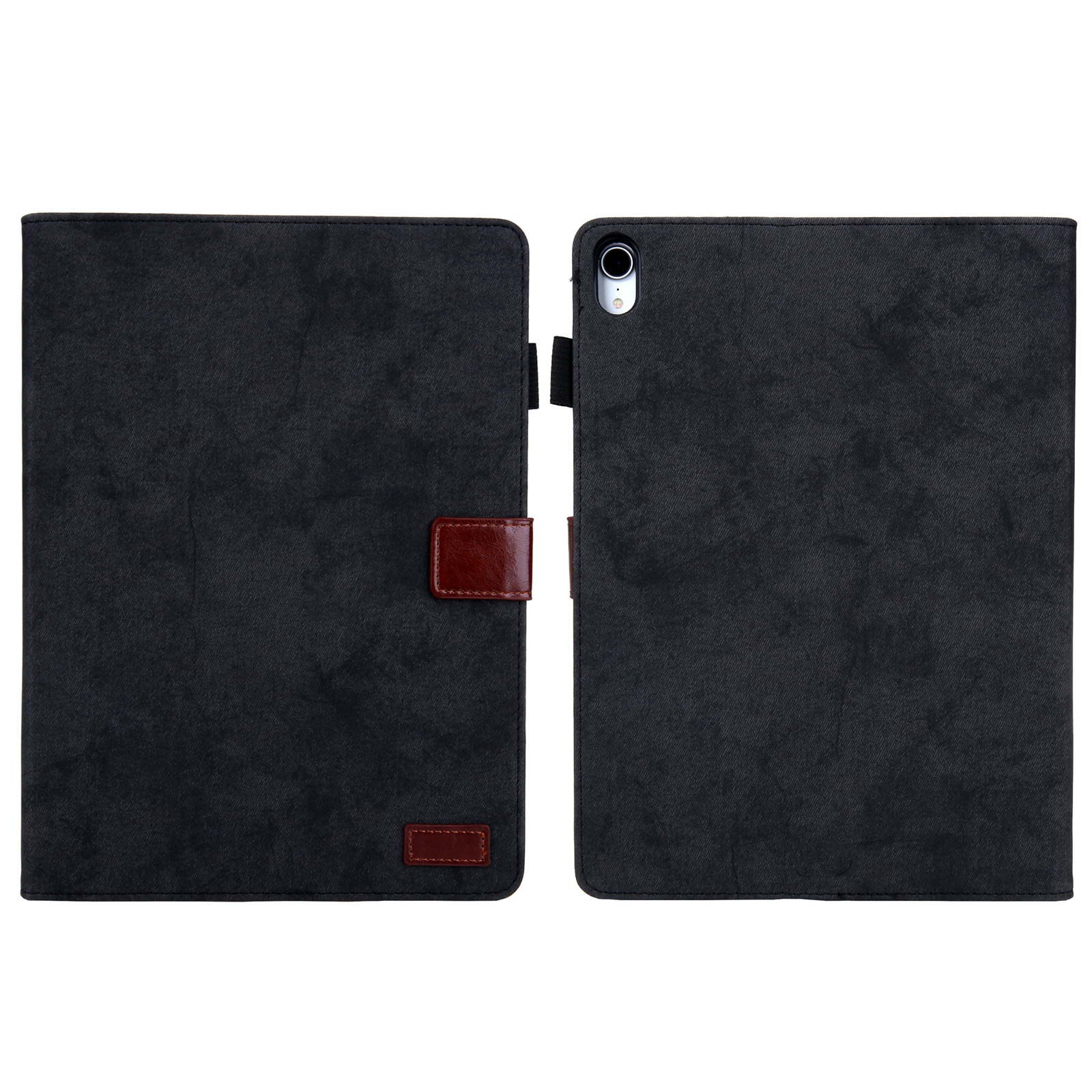 For iPad 10th Gen 10.9 2022 Cloth Texture Leather Smart Tablet Case(Black) For iPad 10th Gen 10.9 2022 Cloth Texture Leather Smart Tablet Case(Black)