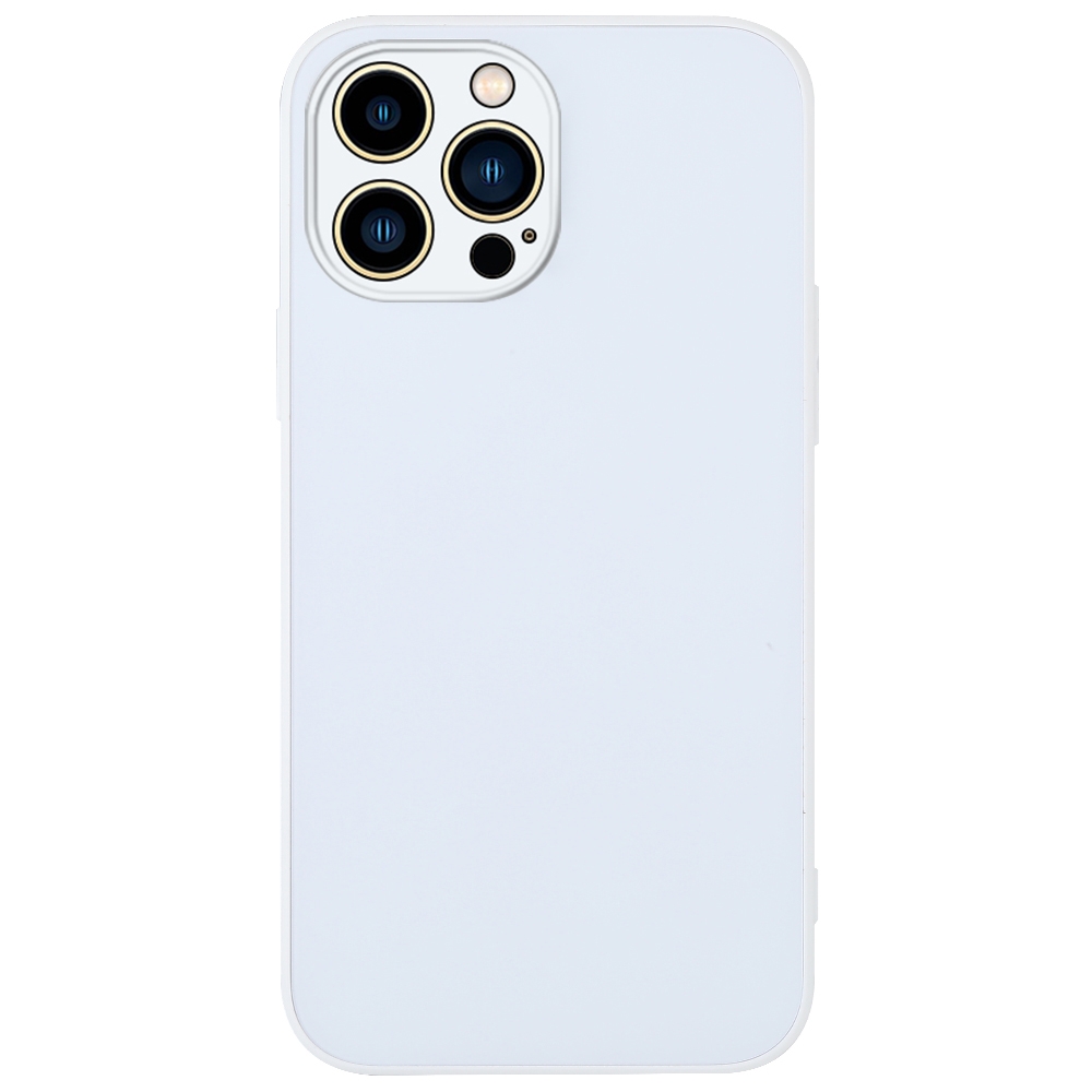 For iPhone 14 Pro AG Frosted Sweatproof Shockproof Phone Case(White) For iPhone 14 Pro AG Frosted Sweatproof Shockproof Phone Case(White)