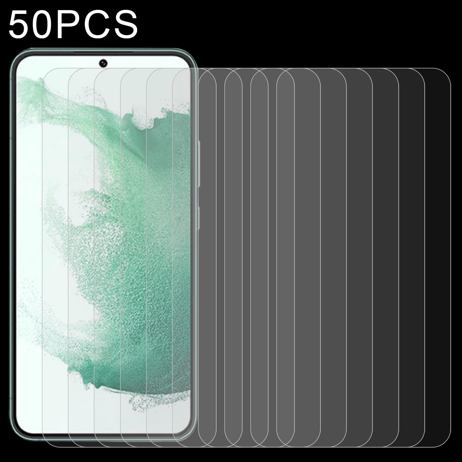 For Samsung Galaxy S23+ 5G 50pcs 0.26mm 9H 2.5D Tempered Glass Film, Fingerprint Unlocking Is Not Supported For Samsung Galaxy S23+ 5G 50pcs 0.26mm 9H 2.5D Tempered Glass Film, Fingerprint Unlocking Is Not Supported