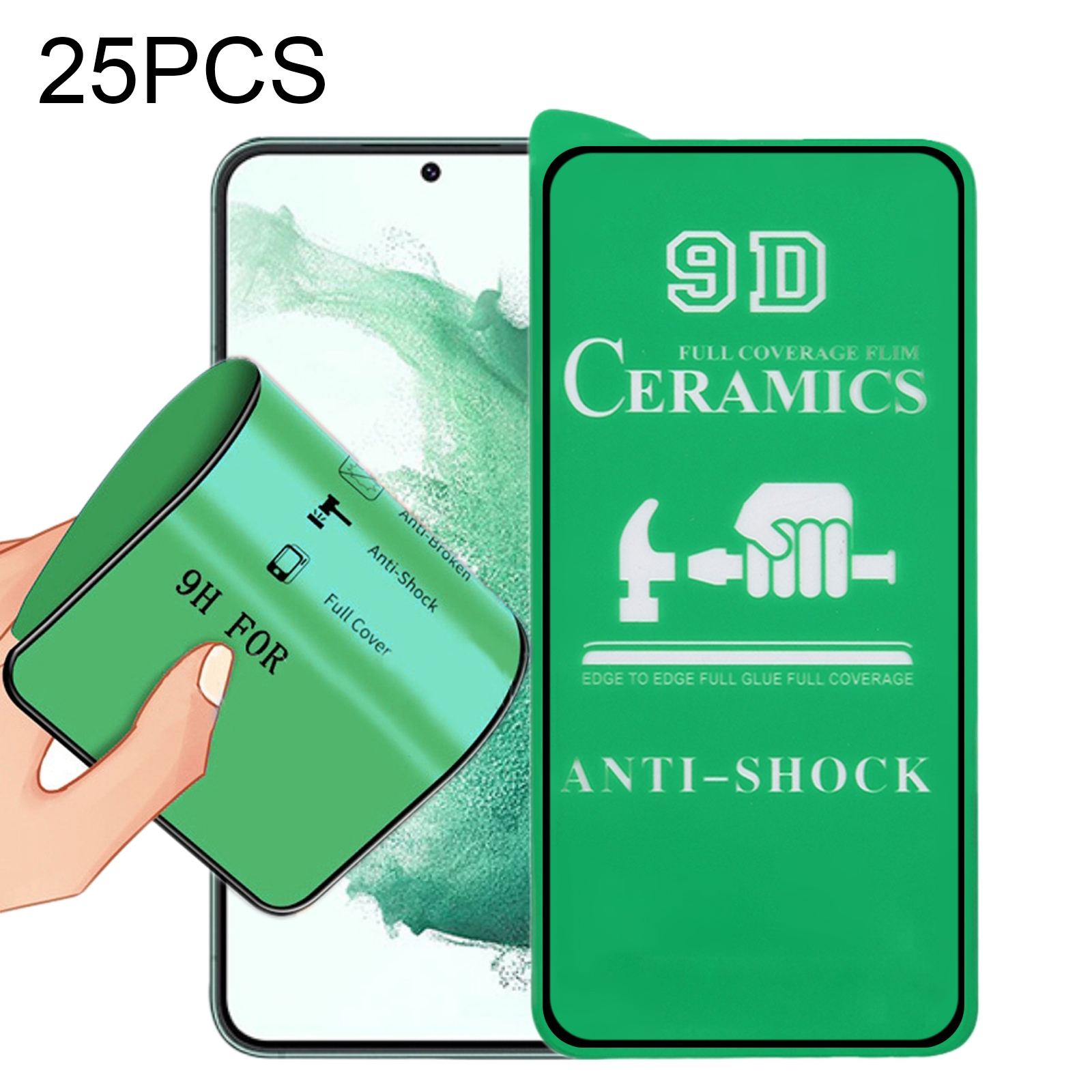For Samsung Galaxy S23+ 5G 25pcs 9D Full Screen Full Glue Ceramic Film For Samsung Galaxy S23+ 5G 25pcs 9D Full Screen Full Glue Ceramic Film