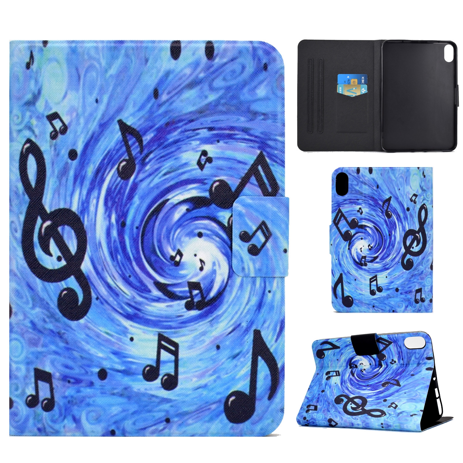 For iPad 10th Gen 10.9 2022 Electric Pressed Colored Drawing Smart Leather Tablet Case(Sheet Music) For iPad 10th Gen 10.9 2022 Electric Pressed Colored Drawing Smart Leather Tablet Case(Sheet Music)