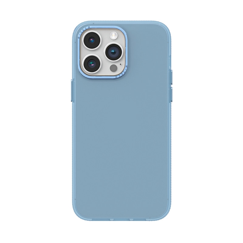 For iPhone 14 Plus 4D Invisible Frosted PC Phone Case(Blue) For iPhone 14 Plus 4D Invisible Frosted PC Phone Case(Blue)