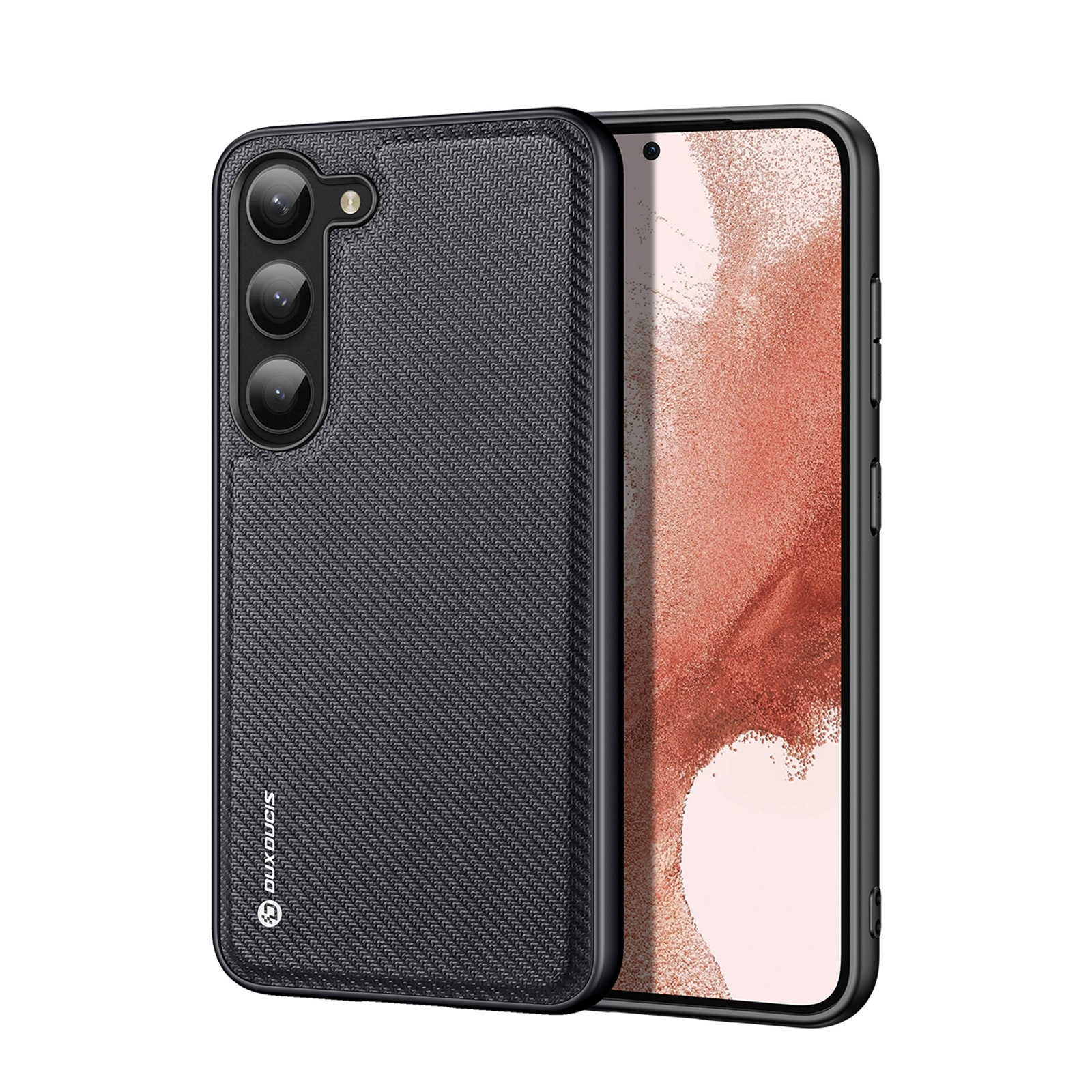 For Samsung Galaxy S23+ 5G DUX DUCIS Fino Series PU + TPU Phone Case(Black) For Samsung Galaxy S23+ 5G DUX DUCIS Fino Series PU + TPU Phone Case(Black)