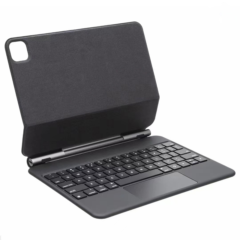 For iPad Air 5 / 4 10.9 inch P10 Bluetooth Keyboard Leather Case with Touch Pad(Black) For iPad Air 5 / 4 10.9 inch P10 Bluetooth Keyboard Leather Case with Touch Pad(Black)