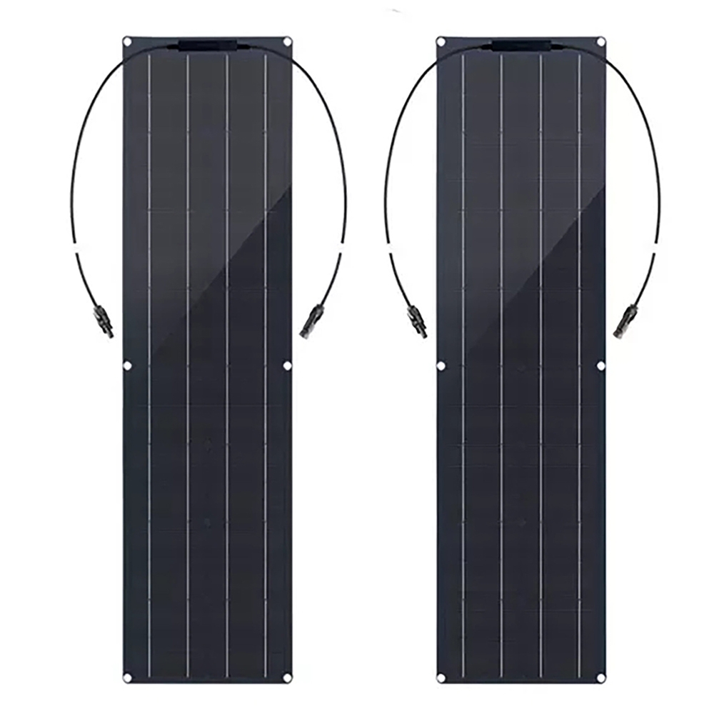 100W Dual Board PV System Solar Panel(Black)