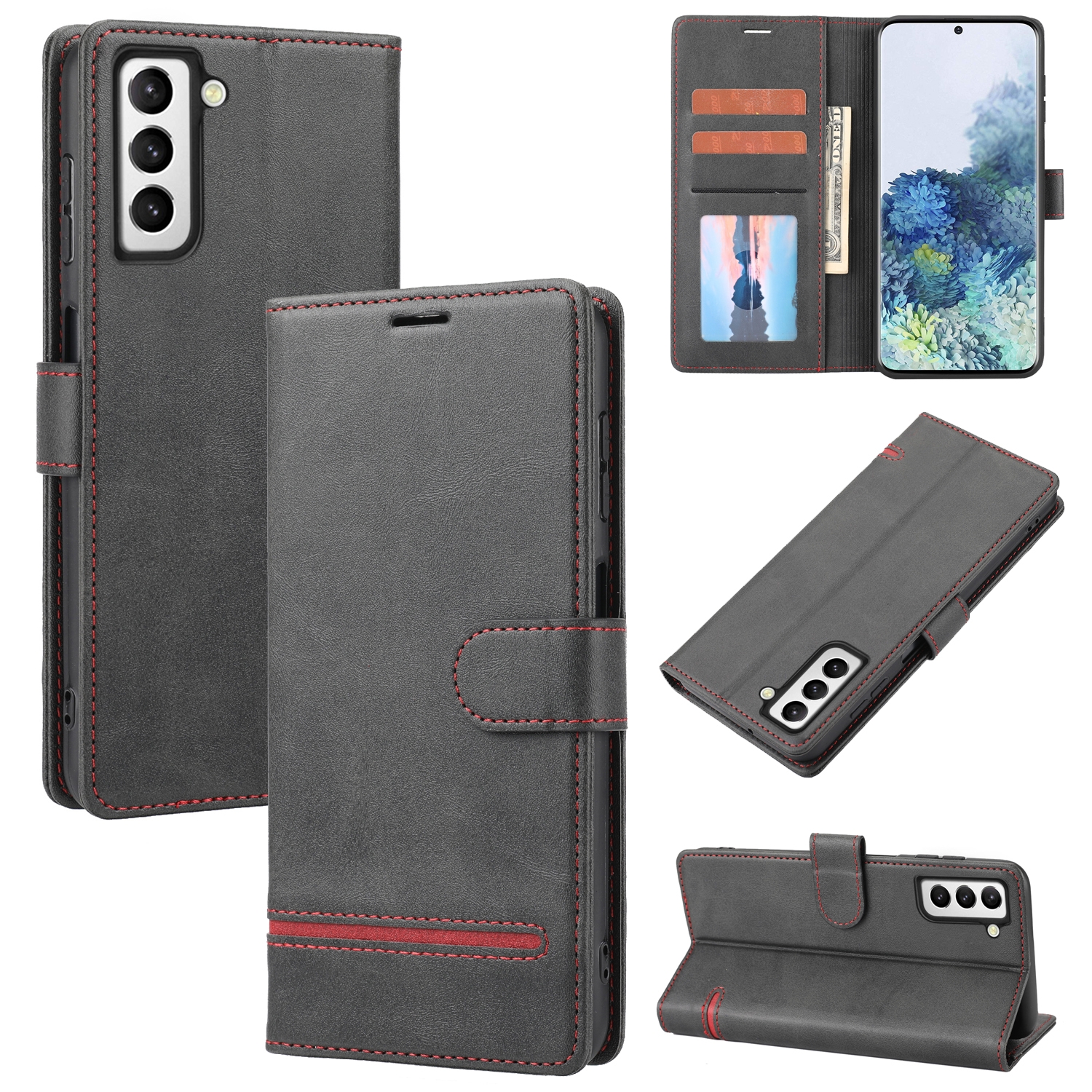 For Samsung Galaxy S23+ 5G Classic Wallet Flip Leather Phone Case(Black) For Samsung Galaxy S23+ 5G Classic Wallet Flip Leather Phone Case(Black)