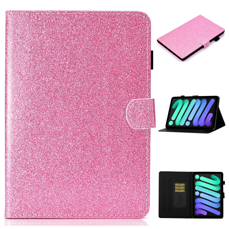 For iPad 10th Gen 10.9 2022 Glossy Glitter Powder Horizontal Flip Leather Tablet Case(Pink) For iPad 10th Gen 10.9 2022 Glossy Glitter Powder Horizontal Flip Leather Tablet Case(Pink)