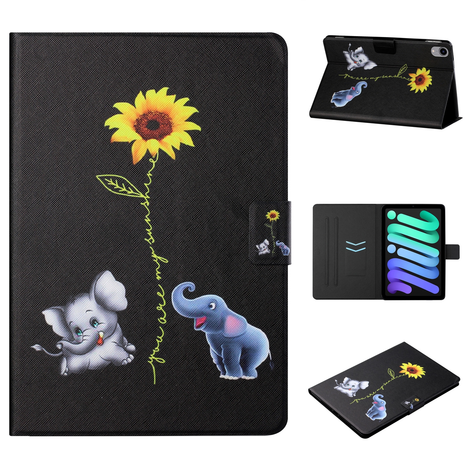 For iPad 10th Gen 10.9 2022 Colored Drawing Pattern Flip Leather Smart Tablet Case(Elephant) For iPad 10th Gen 10.9 2022 Colored Drawing Pattern Flip Leather Smart Tablet Case(Elephant)