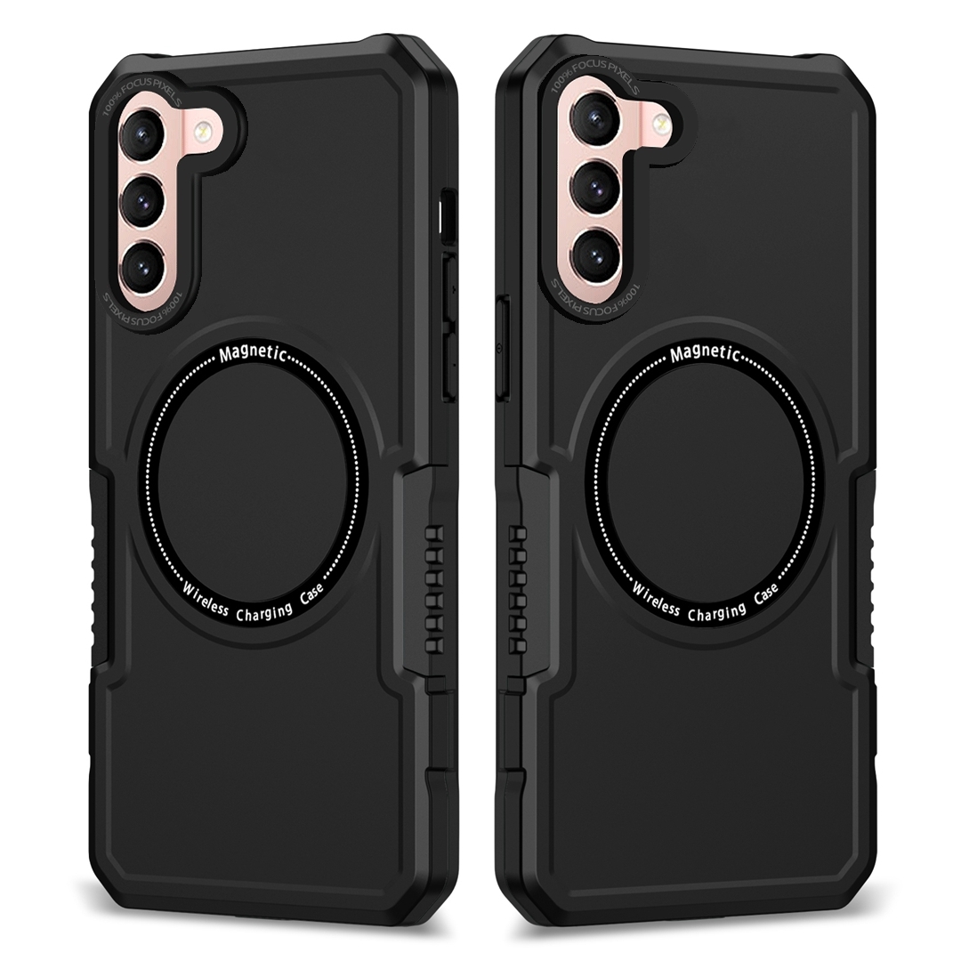 For Samsung Galaxy S21 5G MagSafe Shockproof Armor Phone Case(Black) For Samsung Galaxy S21 5G MagSafe Shockproof Armor Phone Case(Black)