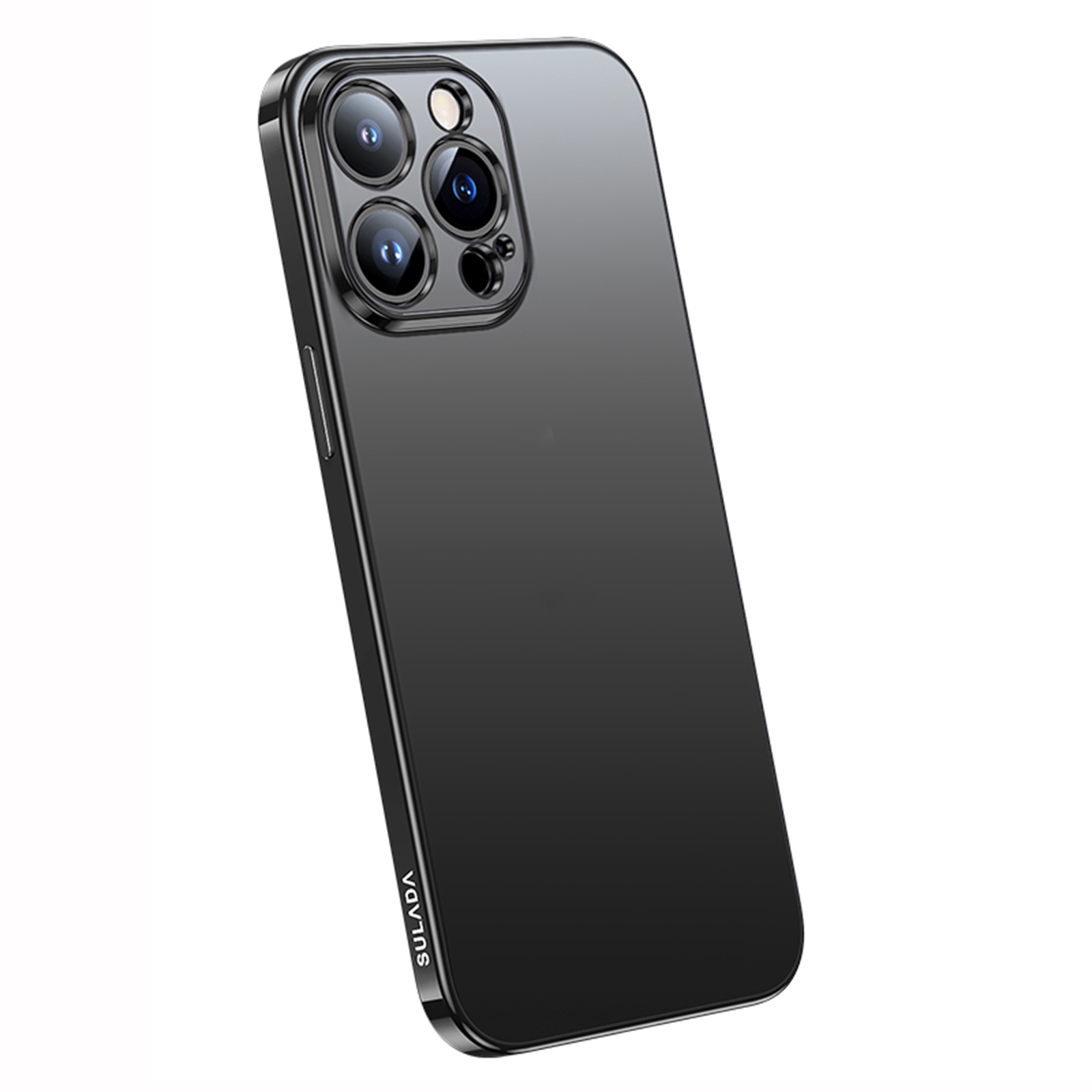 For iPhone 14 Pro SULADA Electroplating Frosted All-inclusive TPU Phone Case(Black) For iPhone 14 Pro SULADA Electroplating Frosted All-inclusive TPU Phone Case(Black)