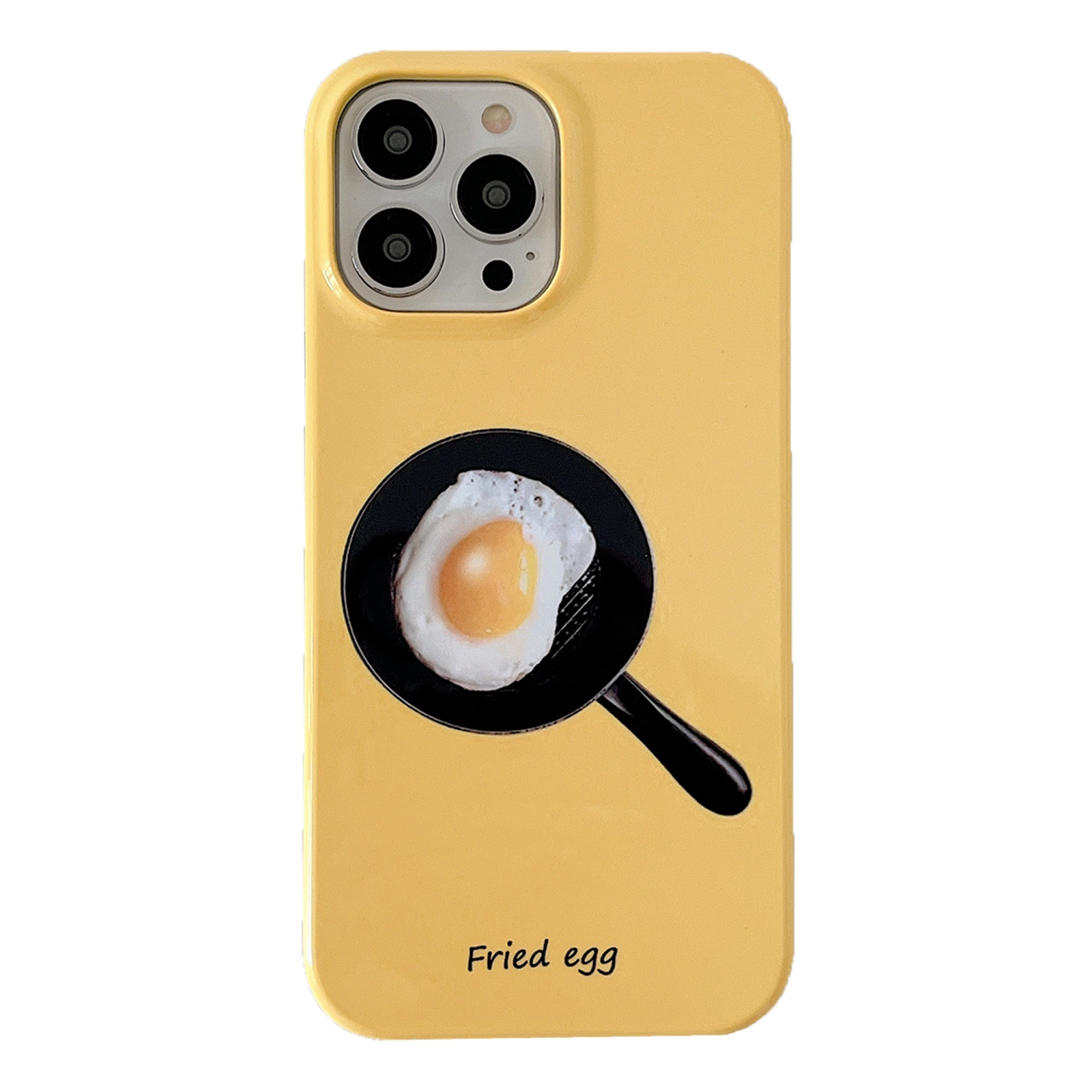 For iPhone 12 Pro Max 2 in 1 Detachable Painted Pattern Phone Case(Fried Eegg) For iPhone 12 Pro Max 2 in 1 Detachable Painted Pattern Phone Case(Fried Eegg)