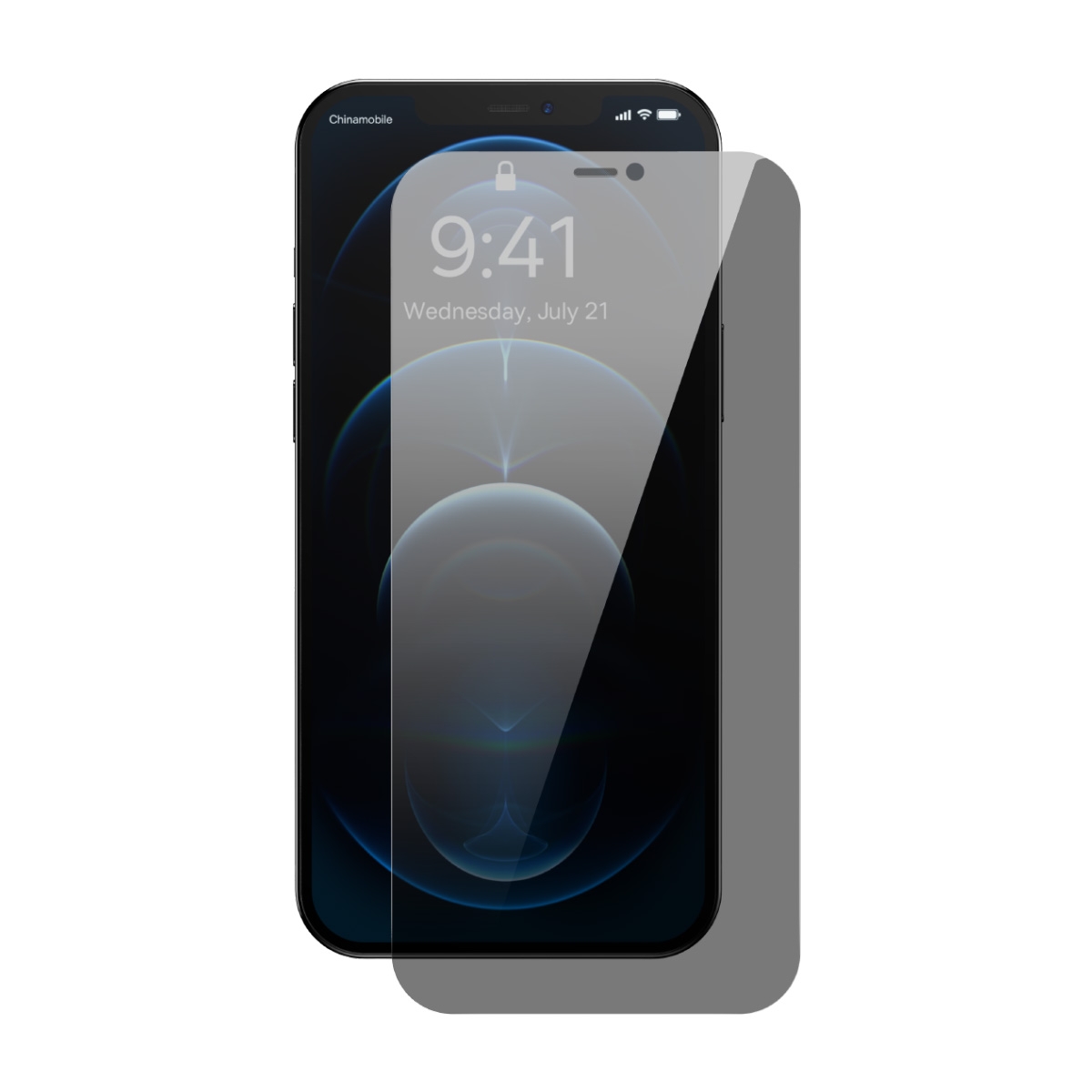 For iPhone 12 Pro Max Baseus 0.3mm Crystal Privacy Protection Tempered Glass Screen Protector with Dust Filter For iPhone 12 Pro Max Baseus 0.3mm Crystal Privacy Protection Tempered Glass Screen Protector with Dust Filter