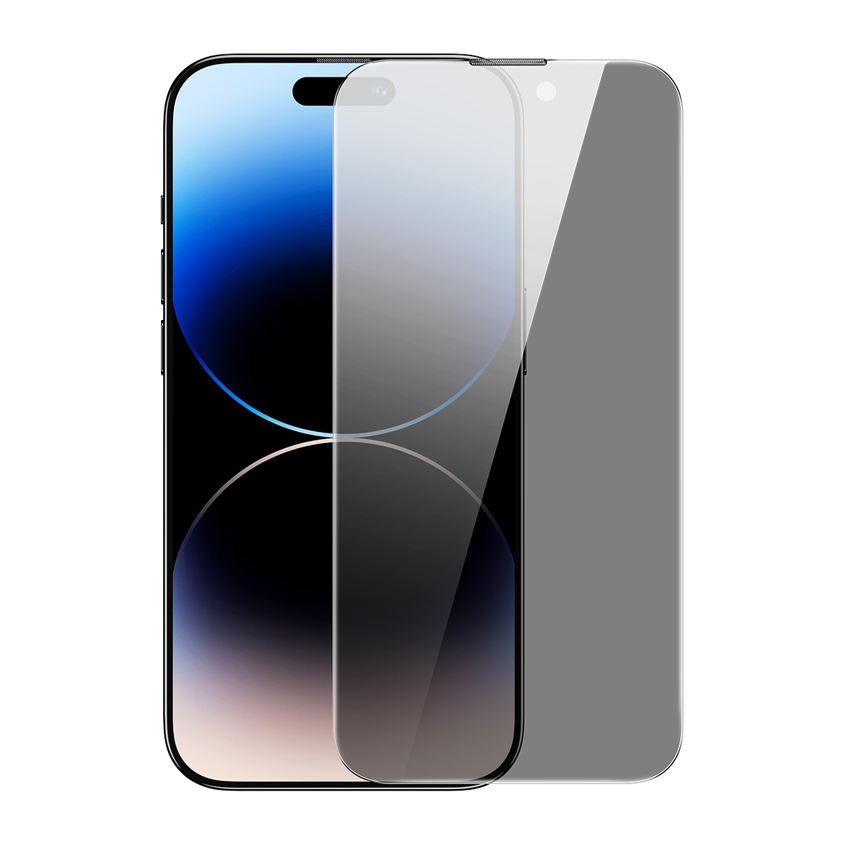 For iPhone 14 Pro Max Baseus 0.3mm Crystal Privacy Protection Tempered Glass Screen Protector with Dust Filter For iPhone 14 Pro Max Baseus 0.3mm Crystal Privacy Protection Tempered Glass Screen Protector with Dust Filter