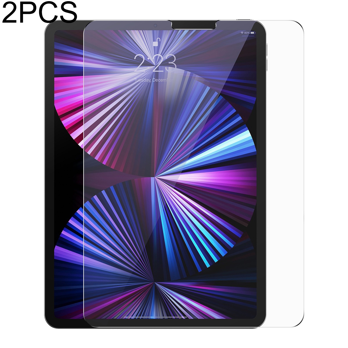 For iPad Pro 12.9 2018/2020/2021 Baseus 2pcs 0.3mm Crystal Ceramic Anti-Blue Light Tempered Film For iPad Pro 12.9 2018/2020/2021 Baseus 2pcs 0.3mm Crystal Ceramic Anti-Blue Light Tempered Film