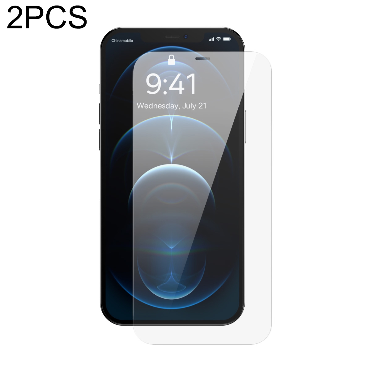 For iPhone 12 Pro Max 2pcs Baseus 0.3mm Crystal HD Tempered Glass Screen Protector with Dust Filter For iPhone 12 Pro Max 2pcs Baseus 0.3mm Crystal HD Tempered Glass Screen Protector with Dust Filter