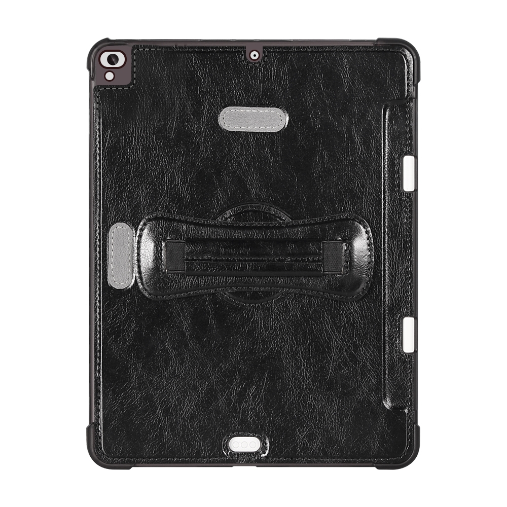 For iPad Air / Air 2 / Pro 9.7 / 9.7 2017-2018 360 Degree Rotation Handheld Leather Back Tablet Case with Pencil Slot(Black) For iPad Air / Air 2 / Pro 9.7 / 9.7 2017-2018 360 Degree Rotation Handheld Leather Back Tablet Case with Pencil Slot(Black)